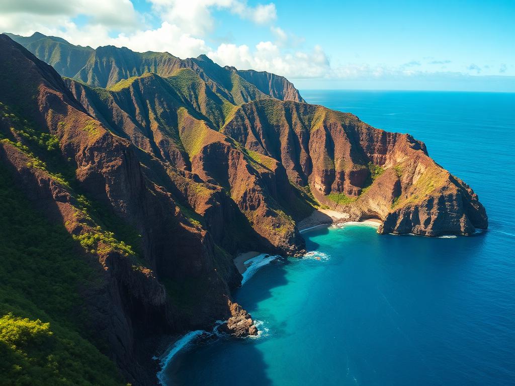 Tropische Küste auf Hawaii